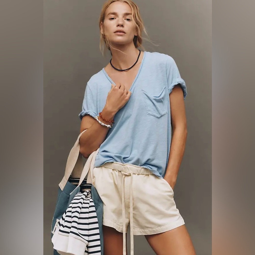 Quinn Short-Sleeve V-Neck Tee
Pilcro Anthropologie
In: Light Blue